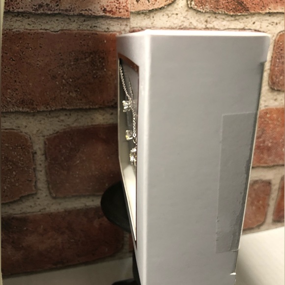 Believe by Brilliance Fine Silver Plated Crystal Heart Earring and Pendant, NIB - Picture 10 of 10